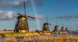 Cánh đồng cối xay gió Hà Lan