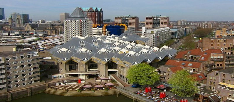 Khám phá những ngôi nhà khối lập phương độc đáo ở Rotterdam